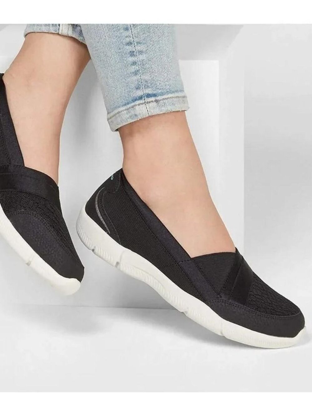 Skechers Be Lux Slip-On Shoes Daylights Size 11 Wide